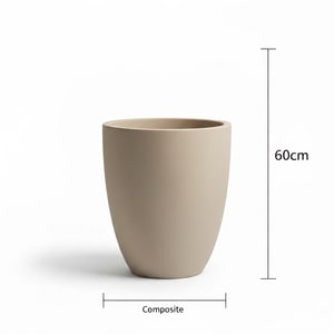 圆形复合材料花盆高60cm
