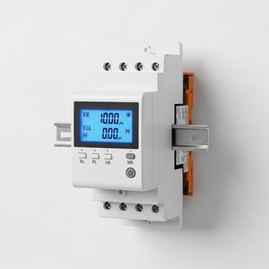三相LCD DIN导轨电力仪表