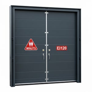 EI120双扇钢质防火门