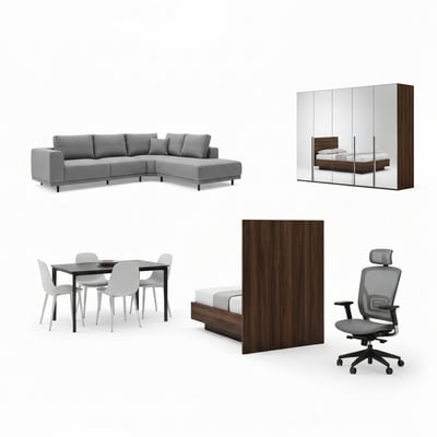 套装 客厅 — Hettich/Blum 滑轨,缓冲关闭,三段式